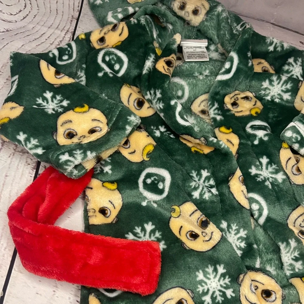 Cocomelon hooded robe 3T